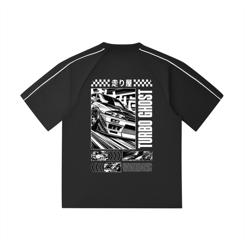 Contrast Stitch Raglan T-Shirt